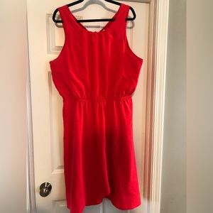 Athleta Coral midi dress
